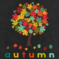Autumn Tree Colorful Festive Beanie