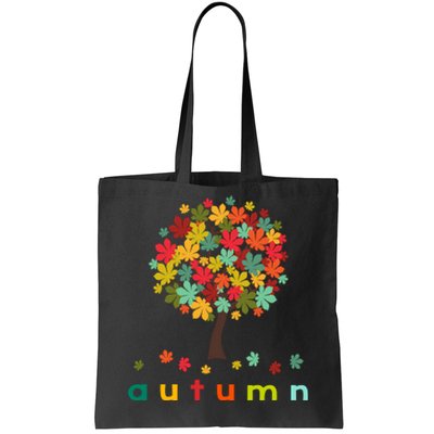 Autumn Tree Colorful Festive Tote Bag