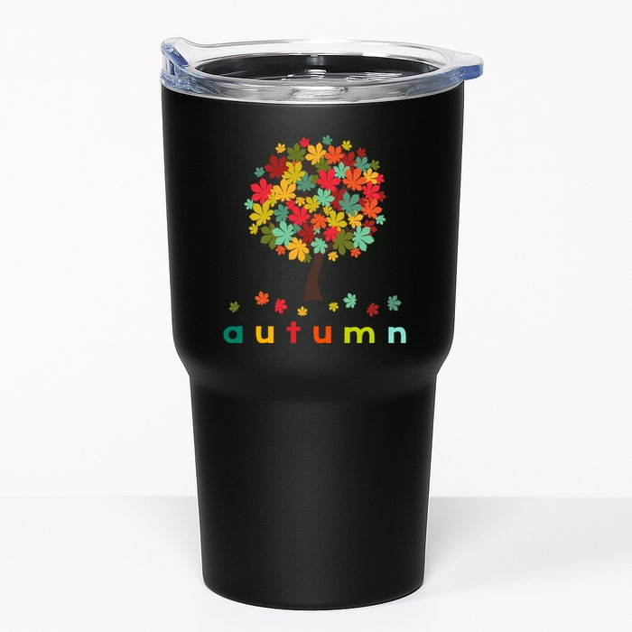 Autumn Tree Colorful Festive Tumbler