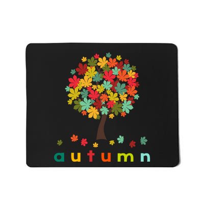 Autumn Tree Colorful Festive Mousepad