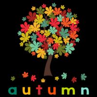 Autumn Tree Colorful Festive Cooling Performance Long Sleeve Crew