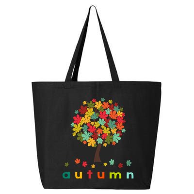 Autumn Tree Colorful Festive 25L Jumbo Tote