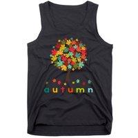 Autumn Tree Colorful Festive Tank Top