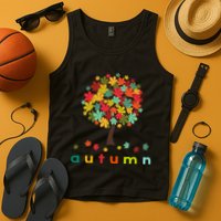 Autumn Tree Colorful Festive Tank Top
