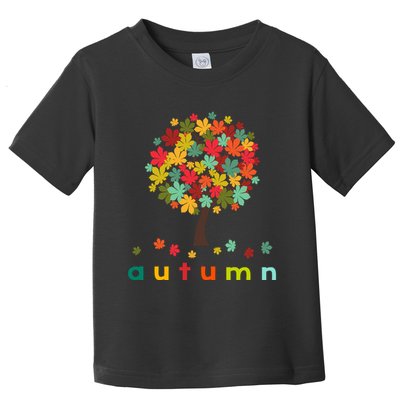 Autumn Tree Colorful Festive Toddler T-Shirt