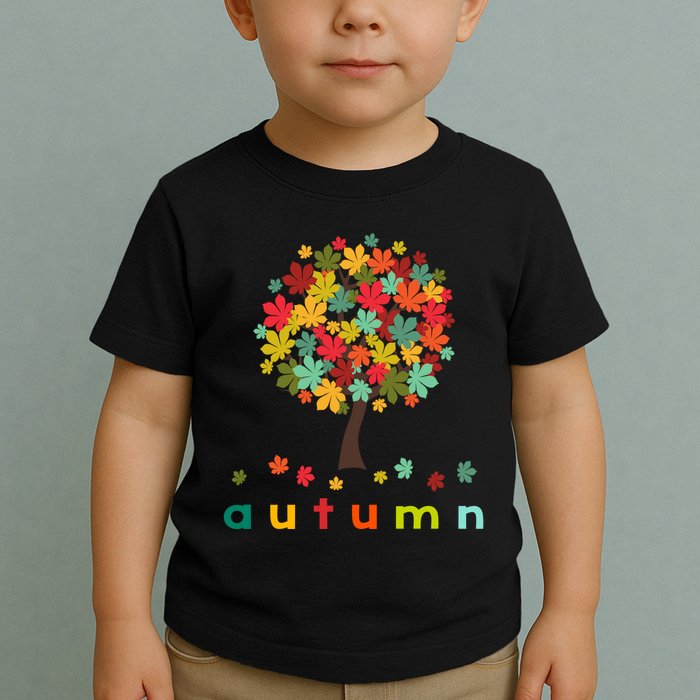 Autumn Tree Colorful Festive Toddler T-Shirt