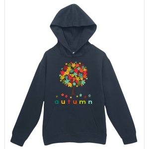 Autumn Tree Colorful Festive Urban Pullover Hoodie