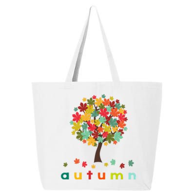 Autumn Tree Colorful Festive 25L Jumbo Tote