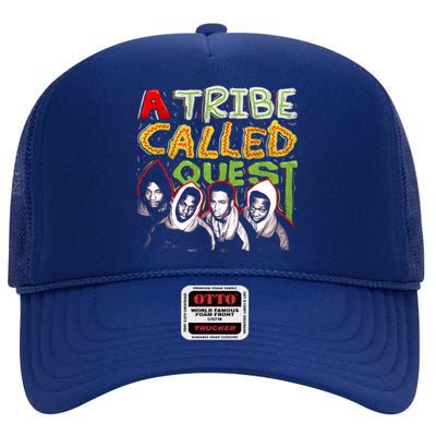 A Tribe Called Quest 90s Throwback Meaningful Gift High Crown Mesh Back Trucker Hat