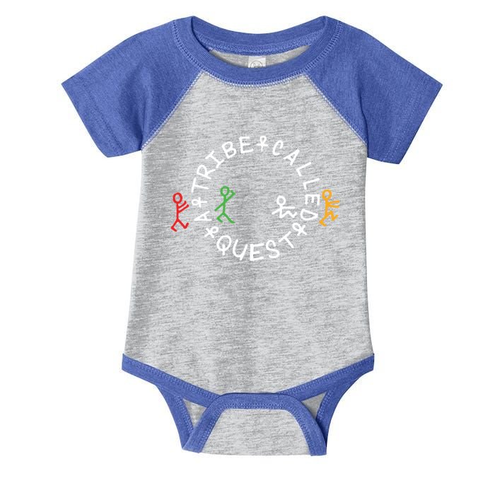 A Tribe Called Quest Circle Logo Grey Funny Gift Infant Baby Jersey Bodysuit