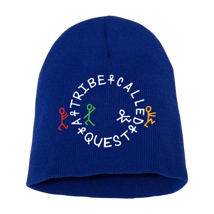 A Tribe Called Quest Circle Logo Grey Funny Gift Short Acrylic Beanie