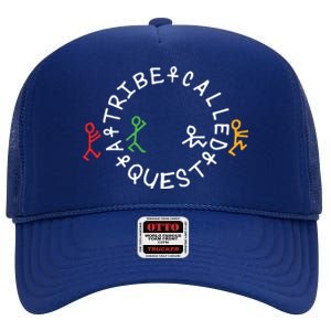 A Tribe Called Quest Circle Logo Grey Funny Gift High Crown Mesh Back Trucker Hat