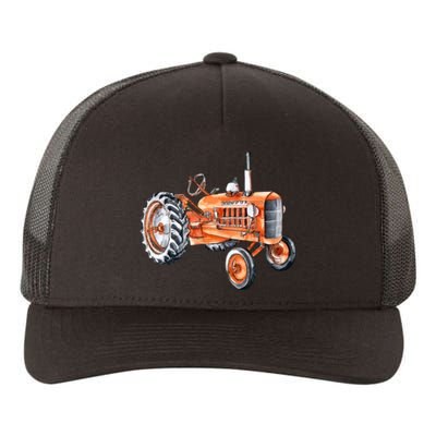 Allis Tractor Chalmers D17 Watercolor Yupoong Adult 5-Panel Trucker Hat