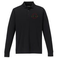 A Tribe Called Quest Circle Logo Black Performance Long Sleeve Polo