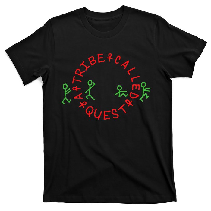 A Tribe Called Quest Circle Logo Black T-Shirt