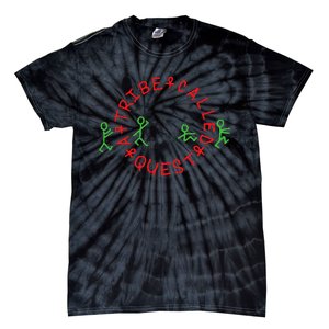 A Tribe Called Quest Circle Logo Black Tie-Dye T-Shirt