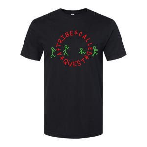 A Tribe Called Quest Circle Logo Black Softstyle CVC T-Shirt