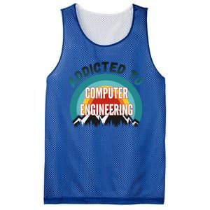 Addicted To Computer Engineering College Major Gift Mesh Reversible Basketball Jersey Tank