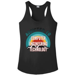 Addicted To Computer Engineering Technology College Major Gi Great Gift Ladies PosiCharge Competitor Racerback Tank