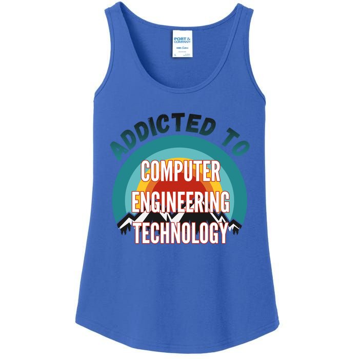 Addicted To Computer Engineering Technology College Major Gi Great Gift Ladies Essential Tank