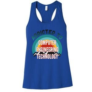 Addicted To Computer Engineering Technology College Major Gi Great Gift Women's Racerback Tank