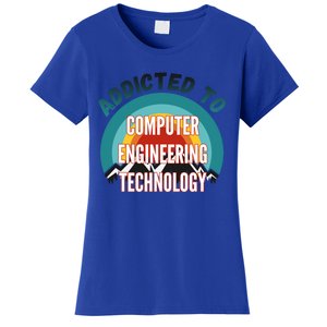 Addicted To Computer Engineering Technology College Major Gi Great Gift Women's T-Shirt