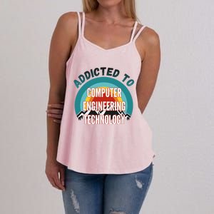 Addicted To Computer Engineering Technology College Major Gi Great Gift Women's Strappy Tank