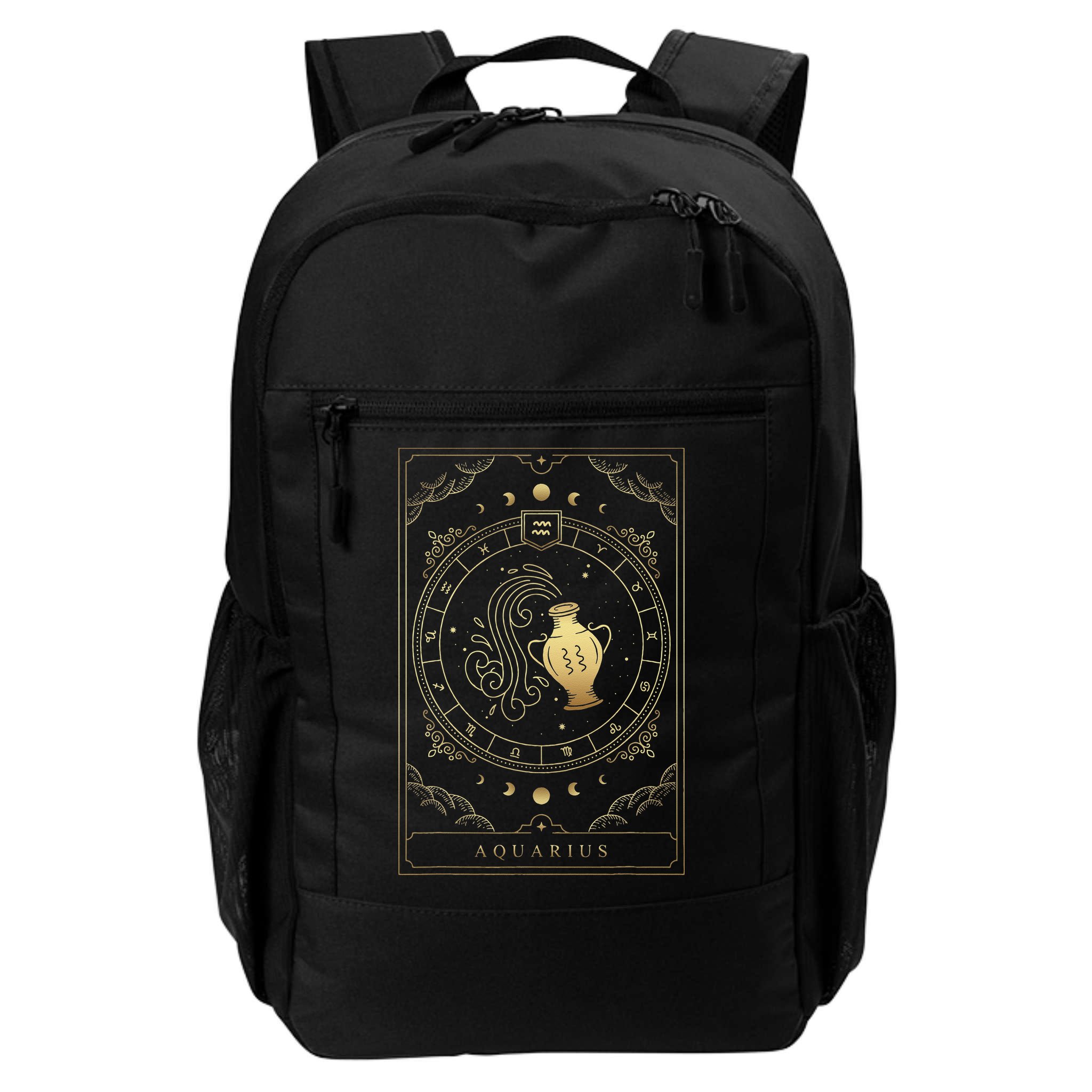 Aquarius Tarot Card Zodiac Backpack