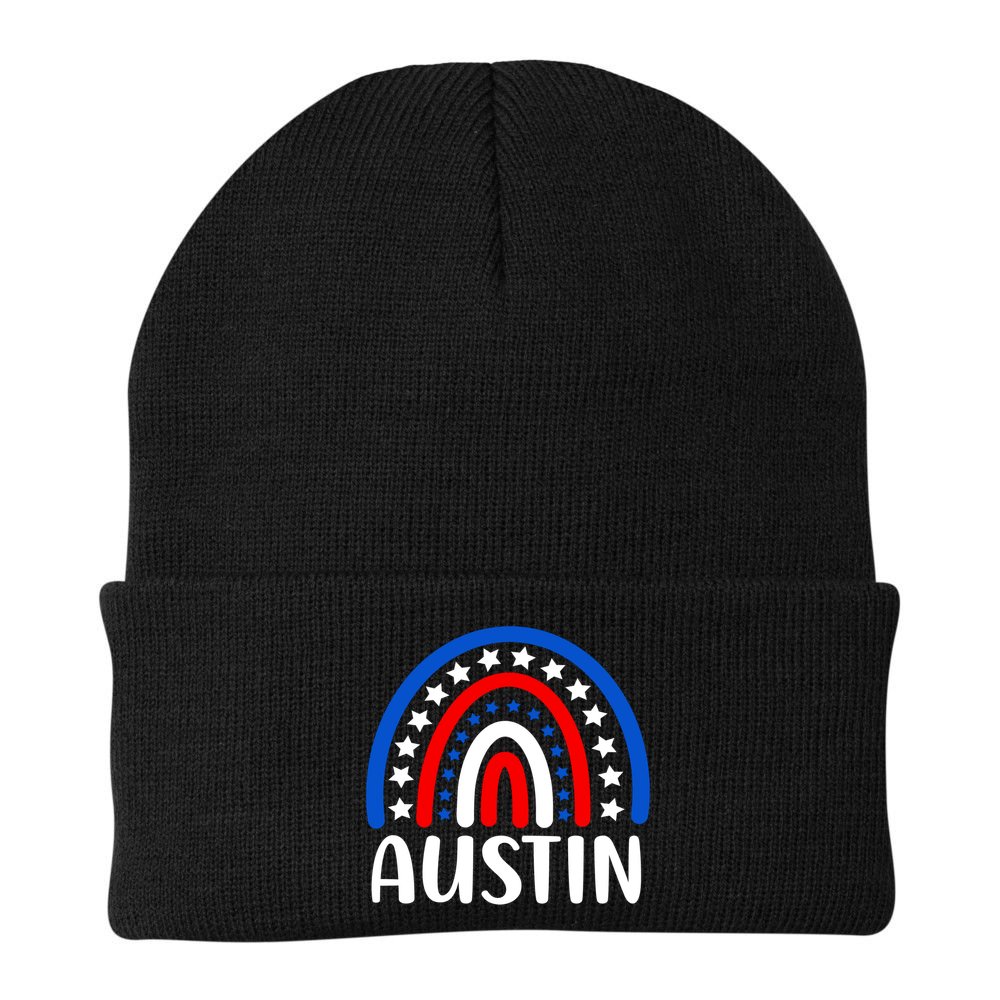 Austin Texas Cute Gift I Love Austin Texas Usa Funny Gift Beanie