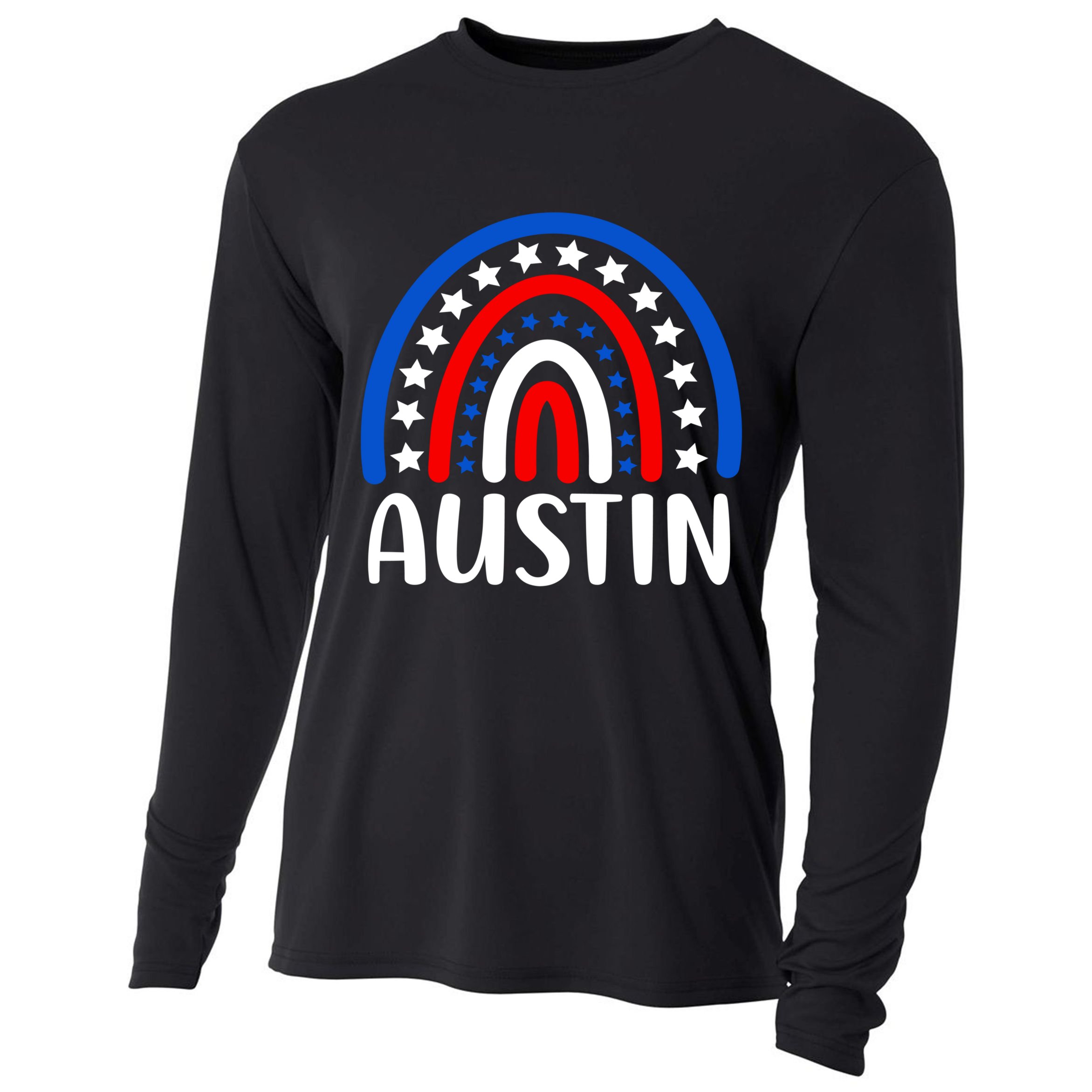 Austin Texas Cute Gift I Love Austin Texas Usa Funny Gift Cooling Performance Long Sleeve Crew