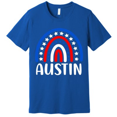 Austin Texas Cute Gift I Love Austin Texas Usa Funny Gift Premium T-Shirt