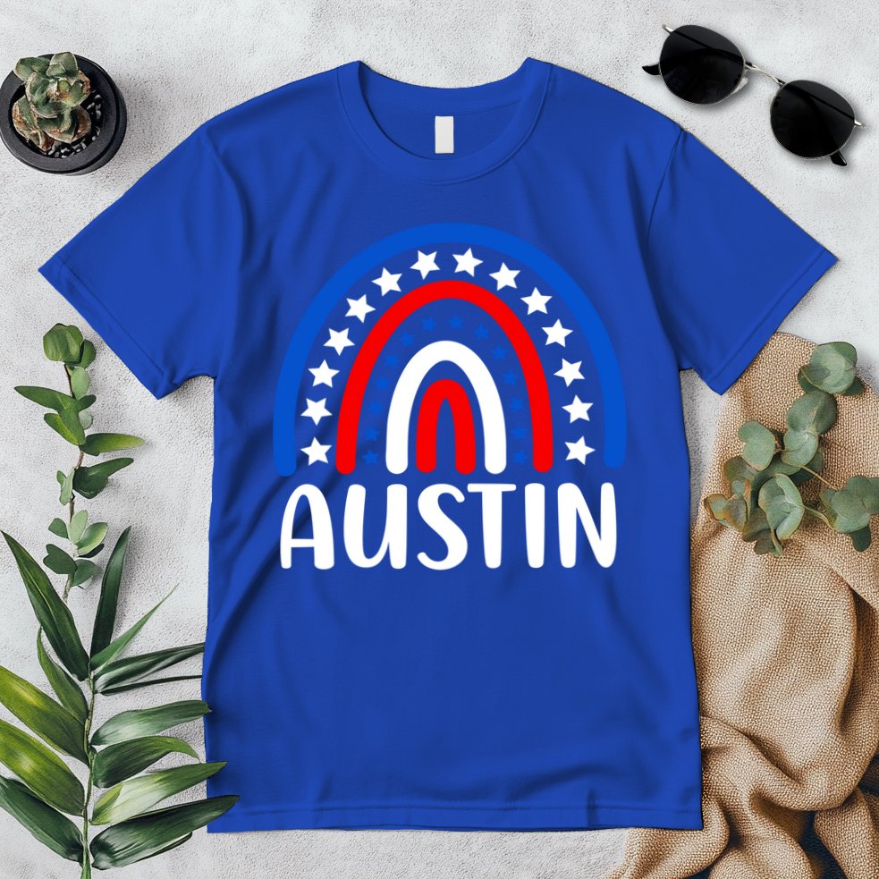 Austin Texas Cute Gift I Love Austin Texas Usa Funny Gift Premium T-Shirt
