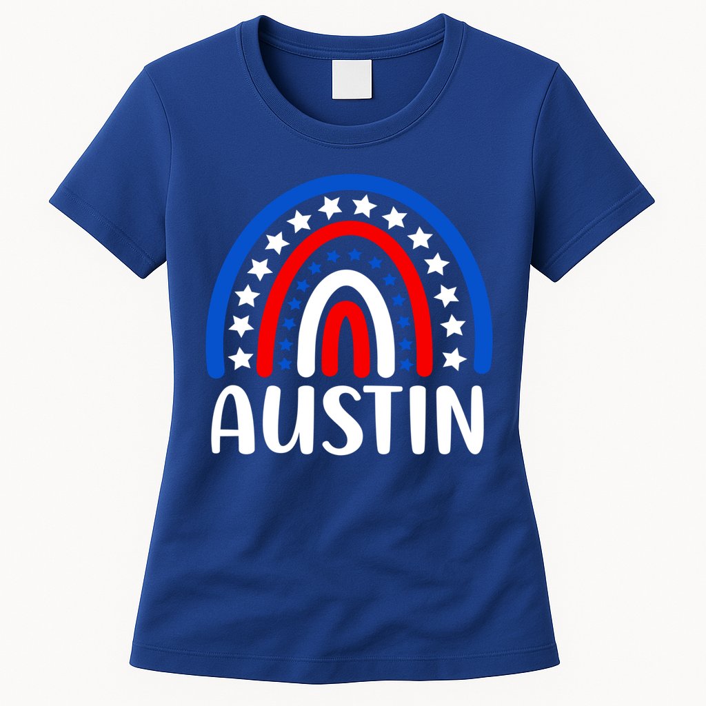 Austin Texas Cute Gift I Love Austin Texas Usa Funny Gift Womens T-Shirt