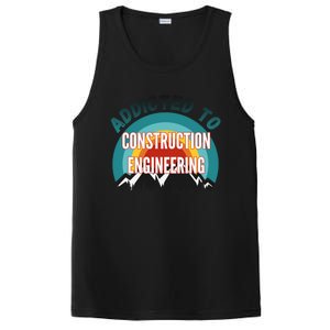 Addicted To Construction Engineering College Major Gift PosiCharge Competitor Tank