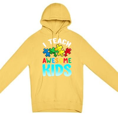 Autism Teacher Cute Gift Special Education Appreciation Gift Premium Pullover Hoodie