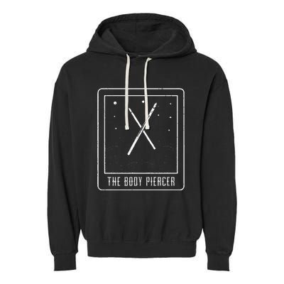 Awesome Tarot Card The Body Piercer A Piercing Studio Owner Garment-Dyed Fleece Hoodie