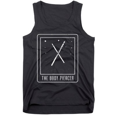 Awesome Tarot Card The Body Piercer A Piercing Studio Owner Tank Top