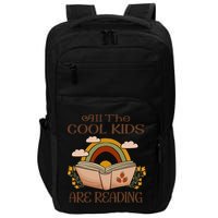 All The Cool Are Reading Gift For Reading Books Impact Tech Backpack