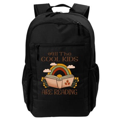 All The Cool Are Reading Gift For Reading Books Backpack