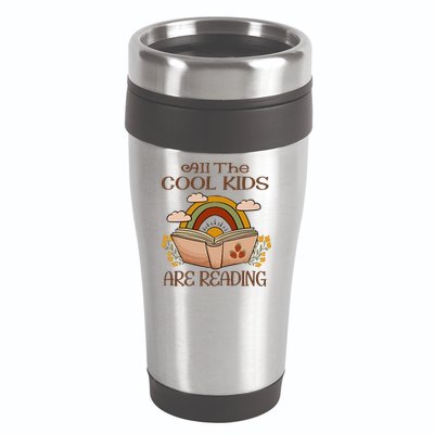 All The Cool Are Reading Gift For Reading Books 16oz Travel Tumbler