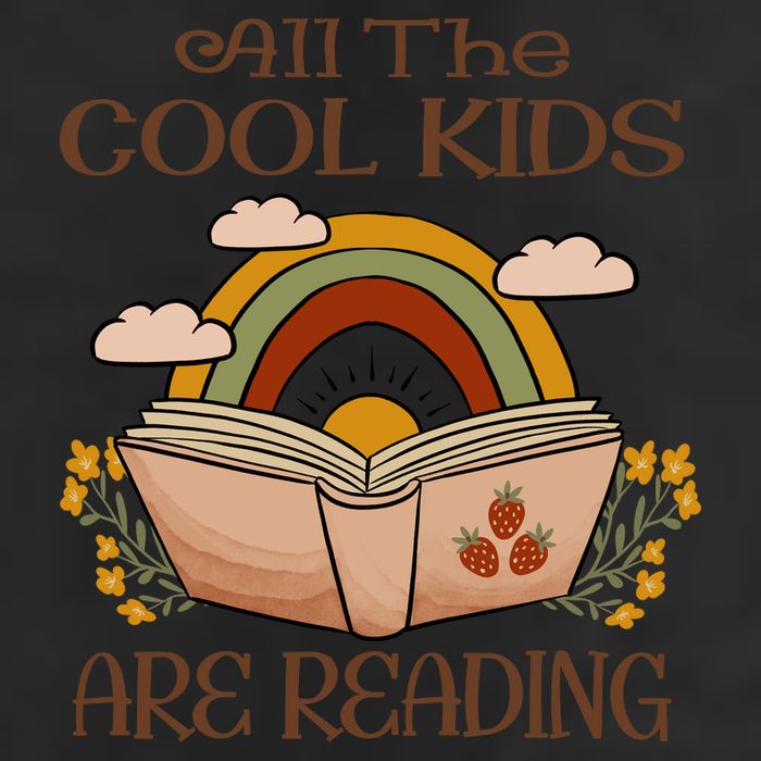All The Cool Are Reading Gift For Reading Books 25L Jumbo Tote