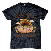 All The Cool Are Reading Gift For Reading Books Tie-Dye T-Shirt