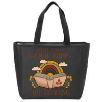 All The Cool Are Reading Gift For Reading Books Zip Tote Bag