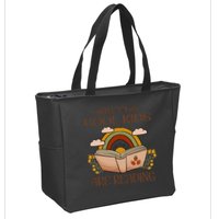 All The Cool Are Reading Gift For Reading Books Zip Tote Bag