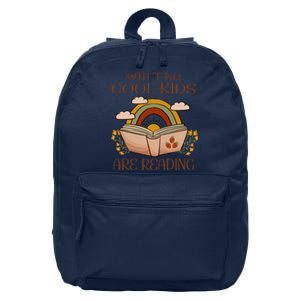 All The Cool Are Reading Gift For Reading Books 16 in Basic Backpack