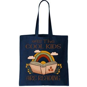 All The Cool Are Reading Gift For Reading Books Tote Bag