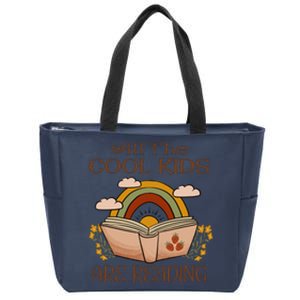 All The Cool Are Reading Gift For Reading Books Zip Tote Bag