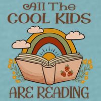 All The Cool Are Reading Gift For Reading Books Sueded Cloud Jersey T-Shirt