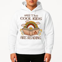All The Cool Are Reading Gift For Reading Books Hoodie