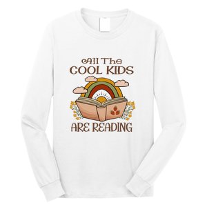 All The Cool Are Reading Gift For Reading Books Long Sleeve Shirt